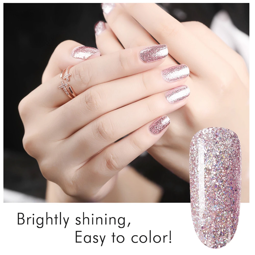 Mobray 2019 Hot Sale  Classic series 12 ml  Glitter diamond Gel Nail Polish