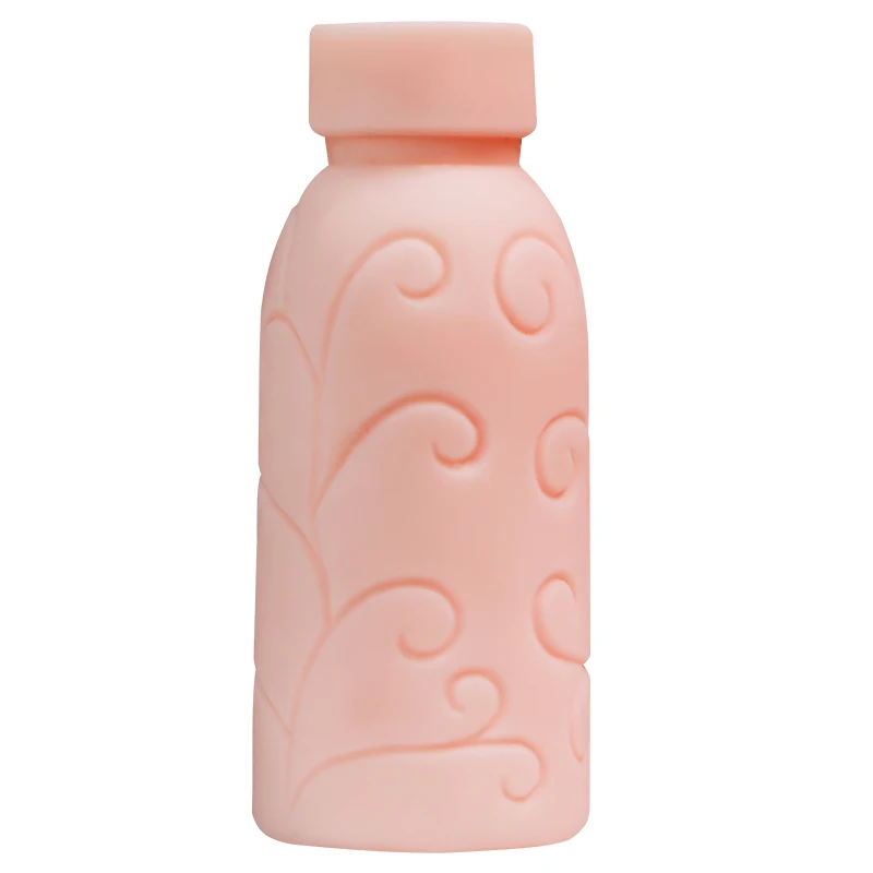 R Milk Bottle Male Masturbation Stroker Penis Orgasm Suction Cup Adult Sex Toys Realistic Pocket Vagina Pussy Juquetes Sexuales