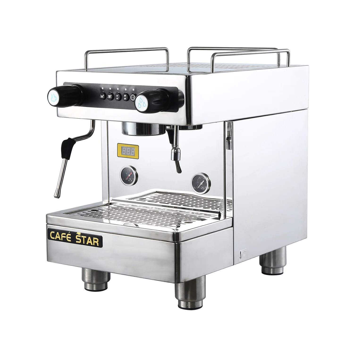 Industrial Italian Semi-Automatic Commercial Espresso Cafe Coffee Machine For Hotel Restaurant