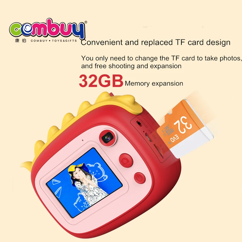 Children gift print cheap HD touch screen instant mini camera