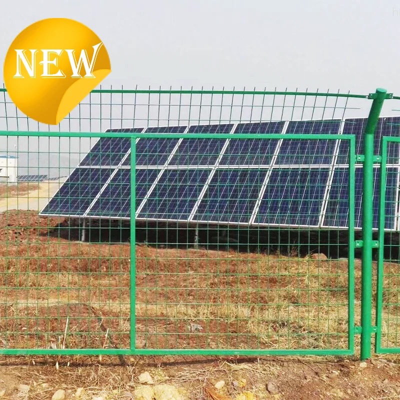 Residential Protection Solar Electric Fence System Solar Panel-Mounted Fence Hardware Accessories Driveway Gates Farm Fences