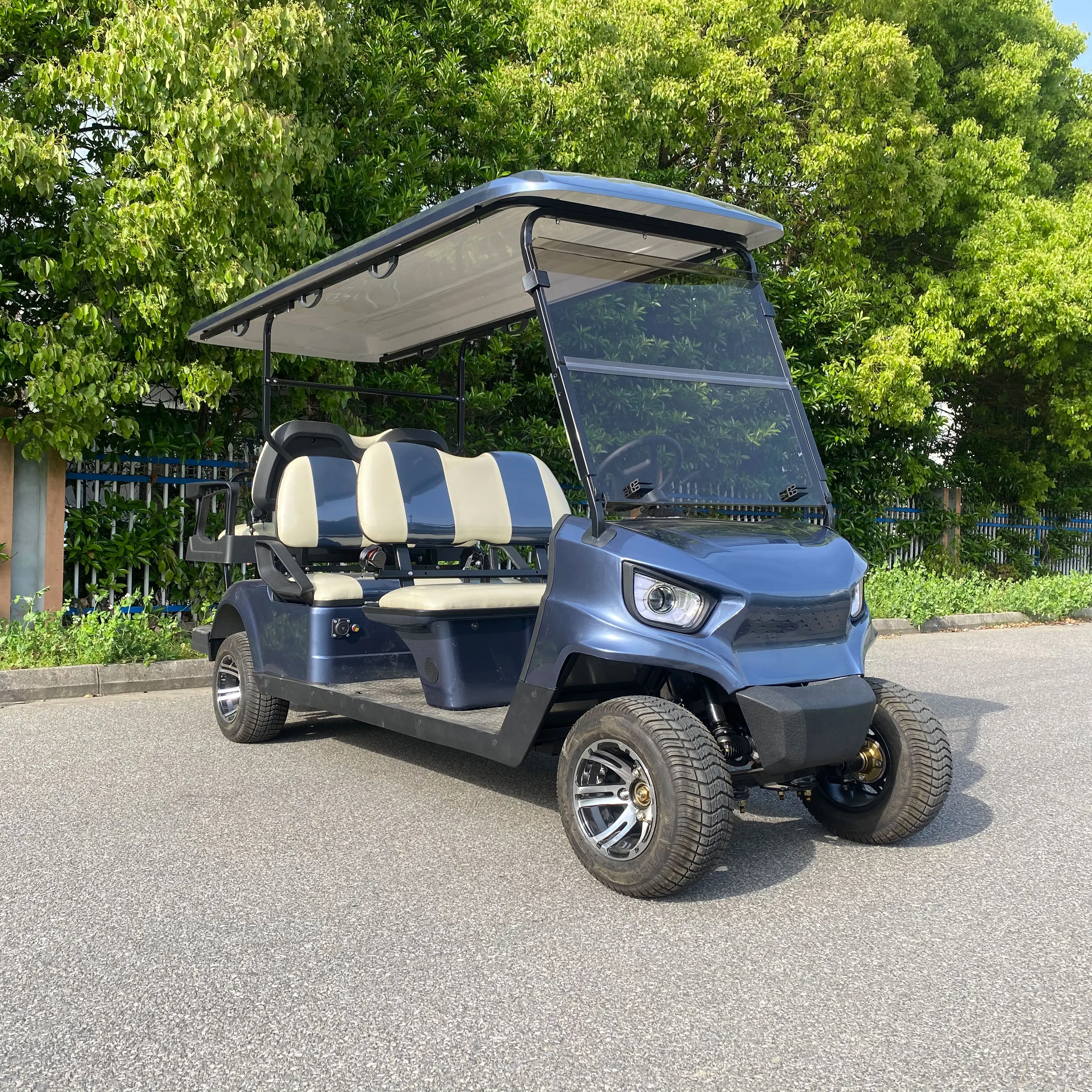 Electric club car golf car AW2044K 4 seats all facing forwards