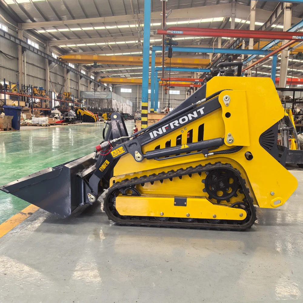 Factory Direct Supply Mini Track Crawler Skid Steer Loader V-1000 skid steer With Lowest Price