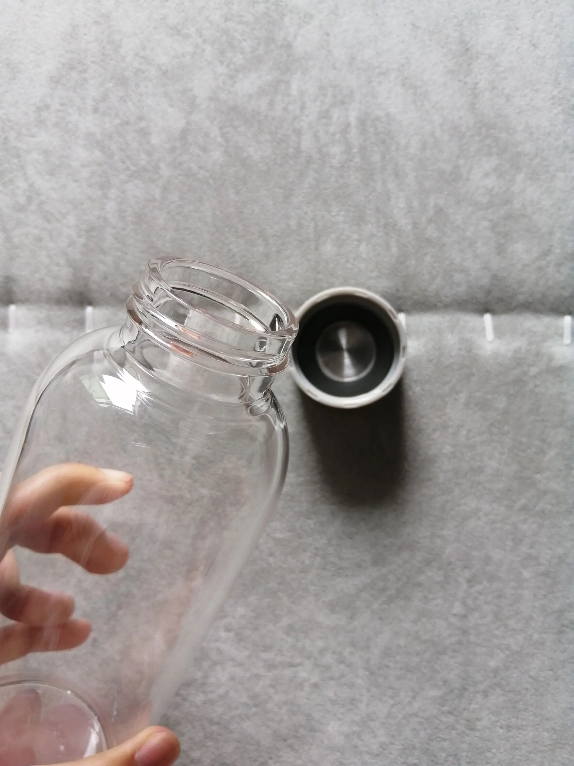 Бутылка для воды из натурального хрустального драгоценного камня, восстанавливающий эликсир, стеклянная бутылка для воды