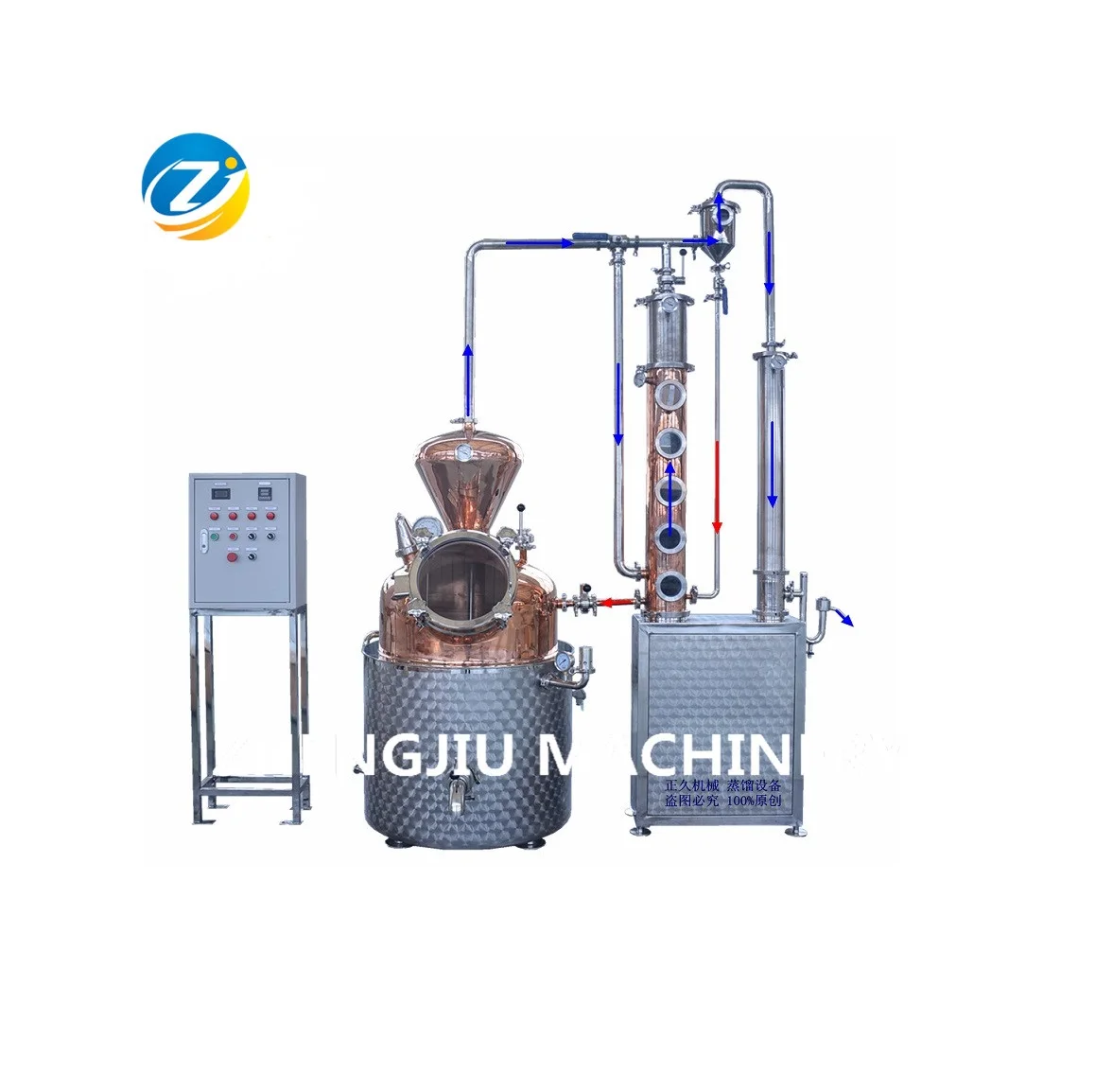 mini alcohol distiller methanol distillation column gin