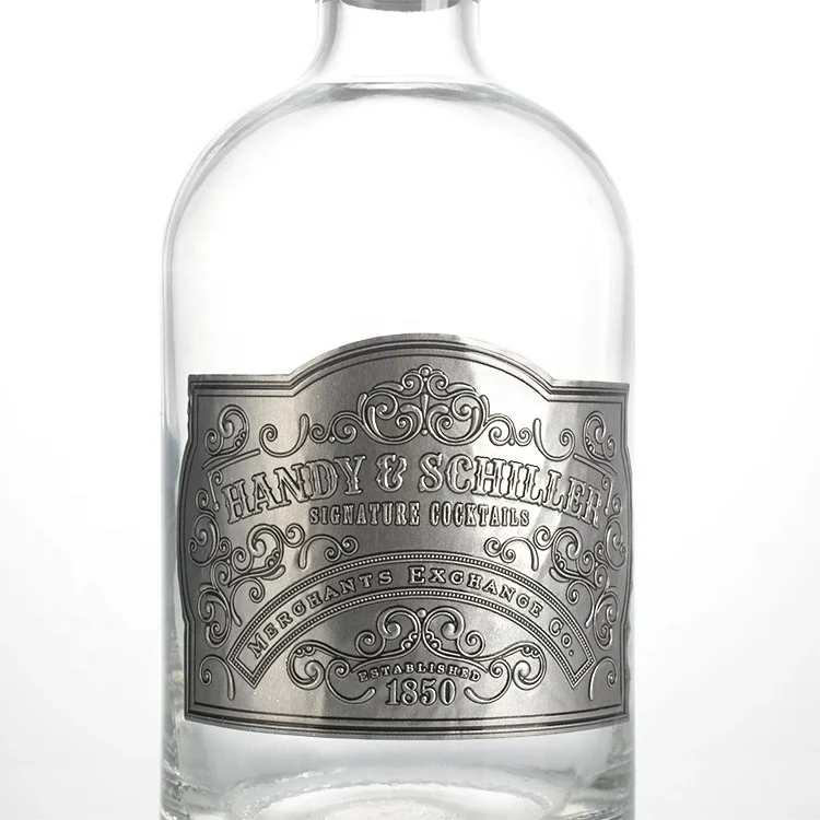 OEM Metal Aluminum Tin Zinc Alloy Label for Bottle