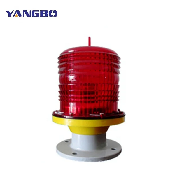 AC  220v Led White Red IP65 Aviation Obstruction Lights High Brightness Aviation Obstacle Light Warning Light