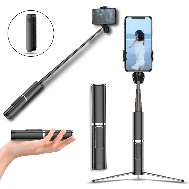 
3 in 1 Blue tooth Remote Control Flexible Selfie Stick Stabilizer Phone Tripod Stand 