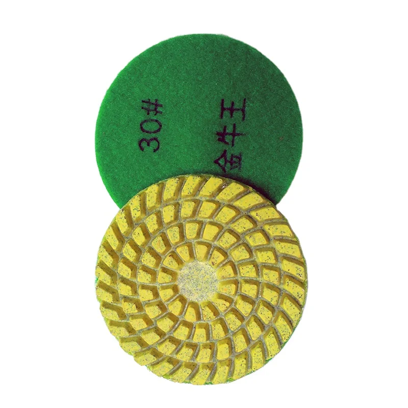 Diamond sponge polishing pad Concrete Grinding for Machine 4 step polishing pad Concrete Diamond Grinding foam polishing pad