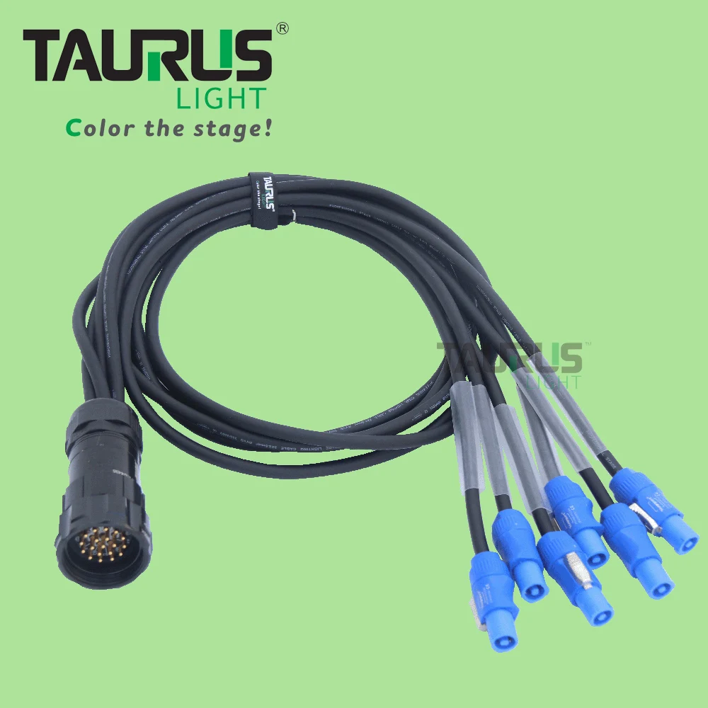 2023 new customized 19Pin socapex to powercon cable