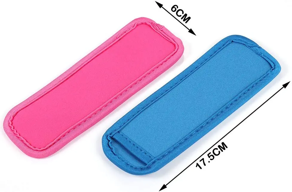 UOO OEM 12 Pack Ice Pop Sleeves Popsicle Holders Bags Neoprene Fabric 12 Colors