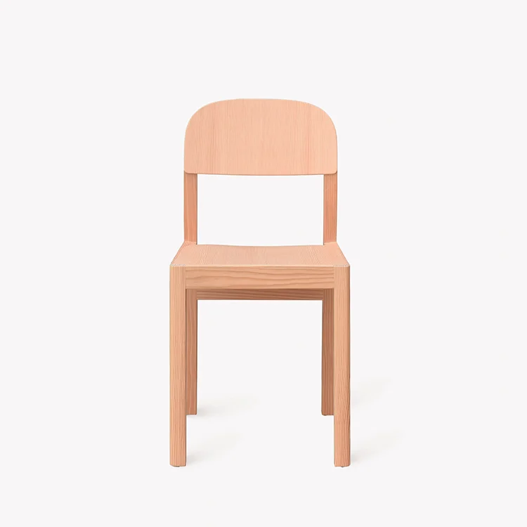 Solid wood multi-layer board dining chair designer style fashion simple classic chair household dining chair