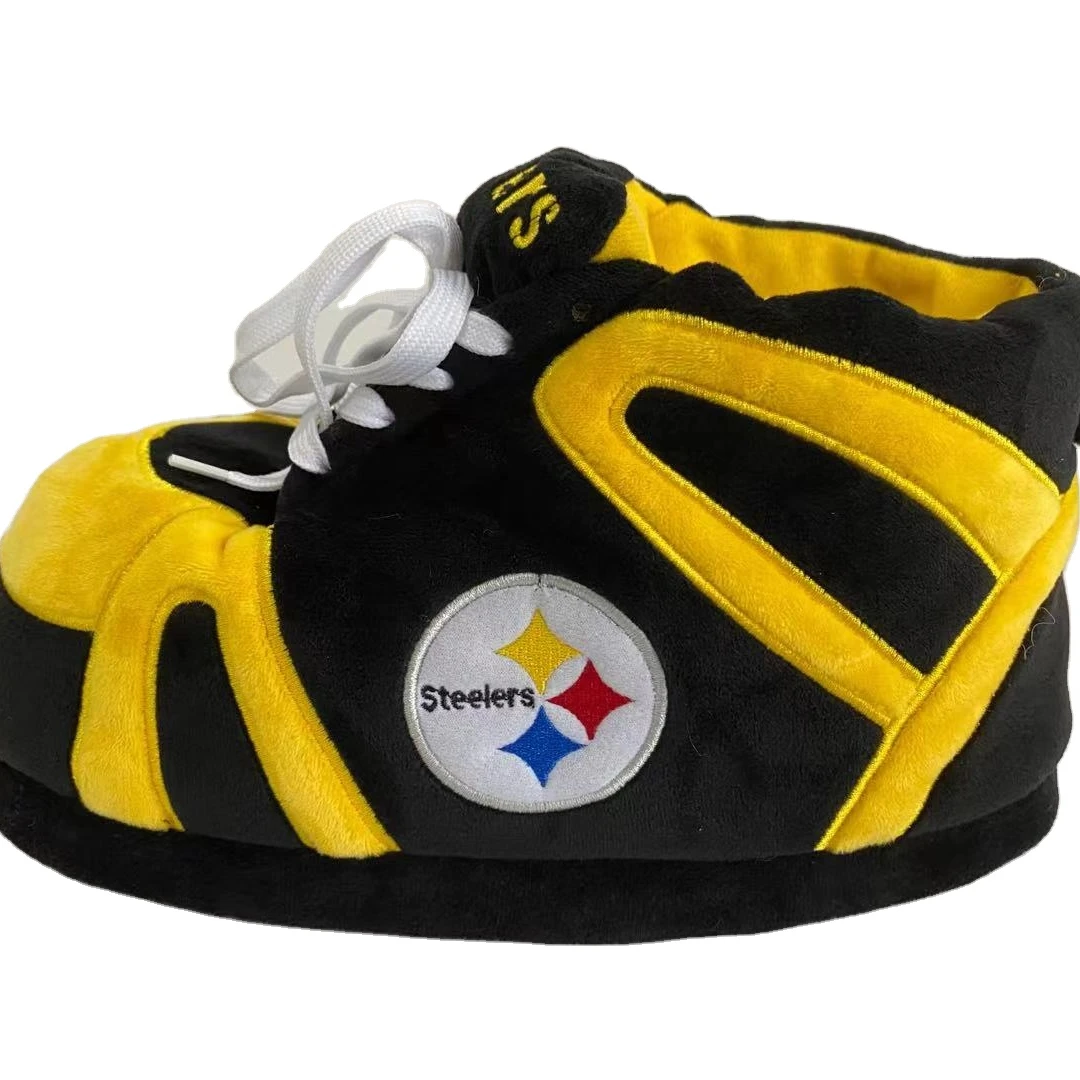 2022 custom cotton slipper without moq basketball team NFL non-slip plush shoes