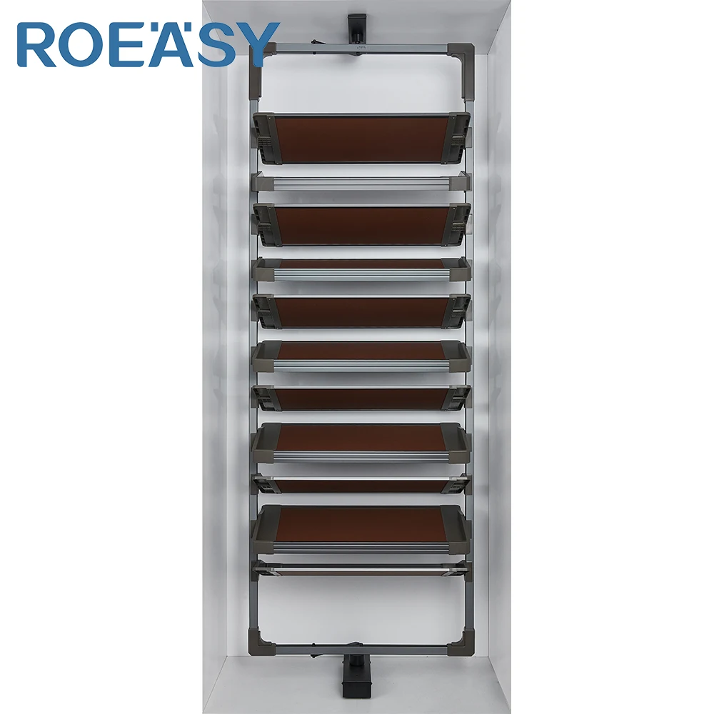 ROEASY 4/6/8/10/12 Tiers Tall Shoe Rack Boots Shoes Organizer Storage Sturdy Rotate Revolving Shelf Closets Shoe Storage