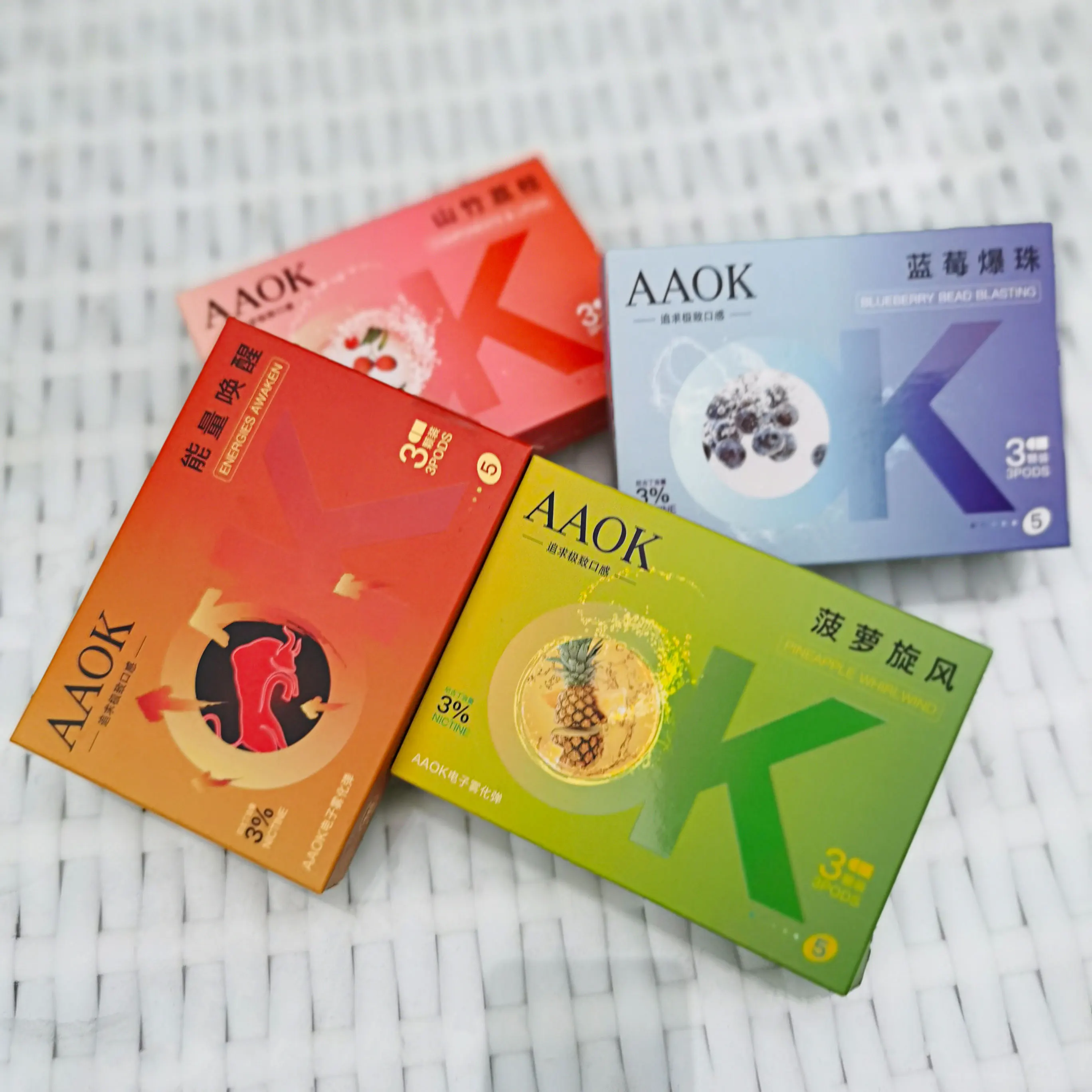 Одноразовые электронные сигареты AAOK aсигареты совместимые с Relx заводская