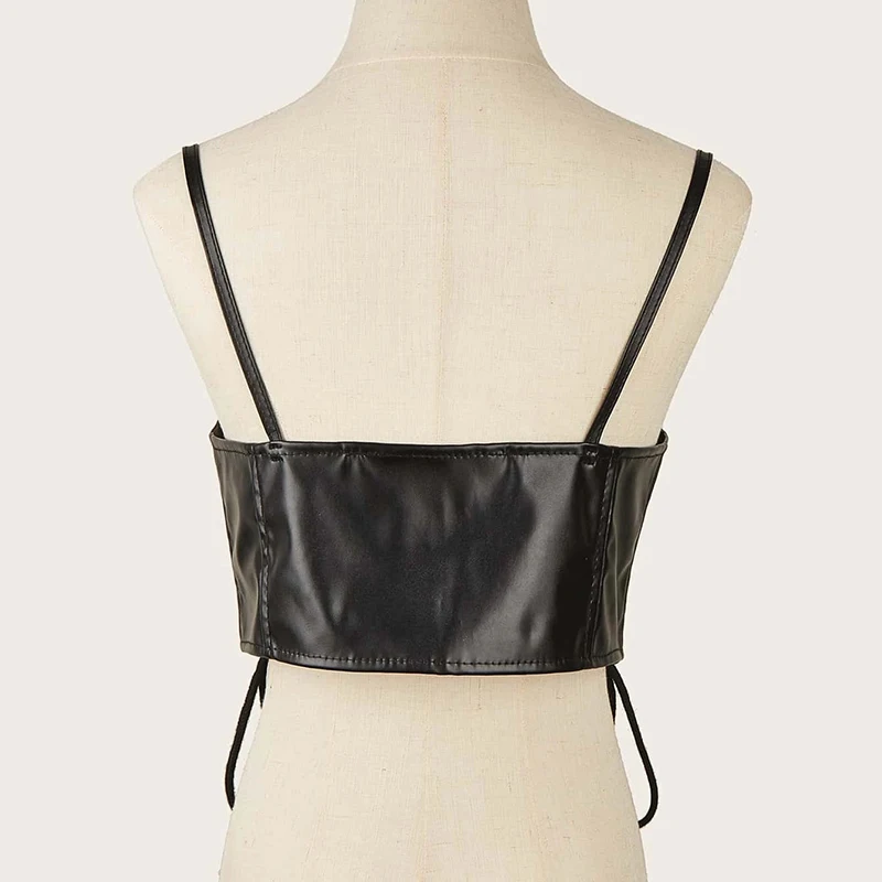 European and American Popular Lace Up Corset Belt PU Leather Ladies Wide Waist Belt Slimming Body Belts For Women