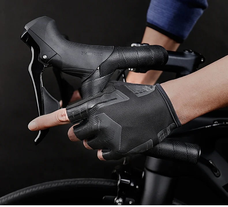 Недорогие Нескользящие мотоциклетные, дорожные, велосипедные, спортивные, гелевые перчатки OEM для занятий спортом и фитнесом