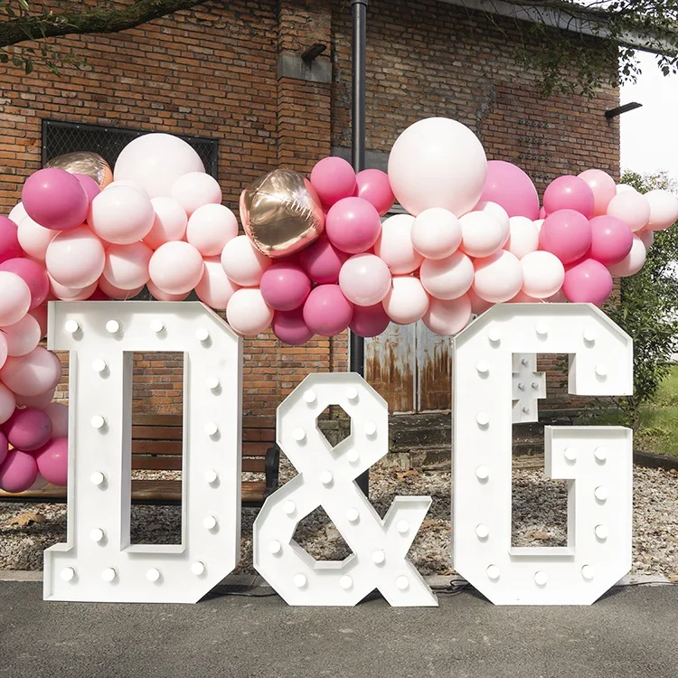 Алфавитный шатер цифры 5 футов Светильники для свадьбы алфавит 4 фута шатры буквы и день рождения