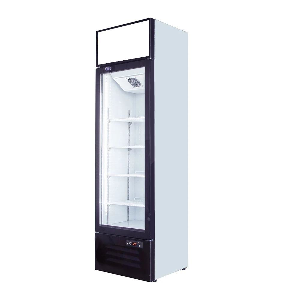 Top Sale Commercial one door fridge Beverage freezer auto defrost drinks fridge soda upright refrigerator