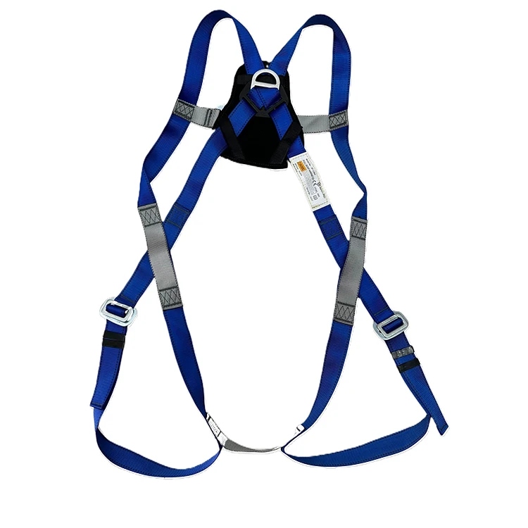 New Arrival Full-Body 5-Point Fall Protection Safety Harness Belt to Keep Safe Outdoor with Double Elastic Aluminum Lanyard