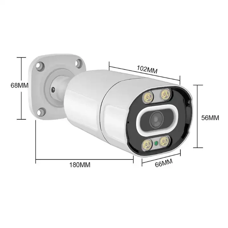 4/5/8MP HD multi-signal camera Outdoor infrared white metal waterproof monitoring gun warhead camera RS400CI 4MP