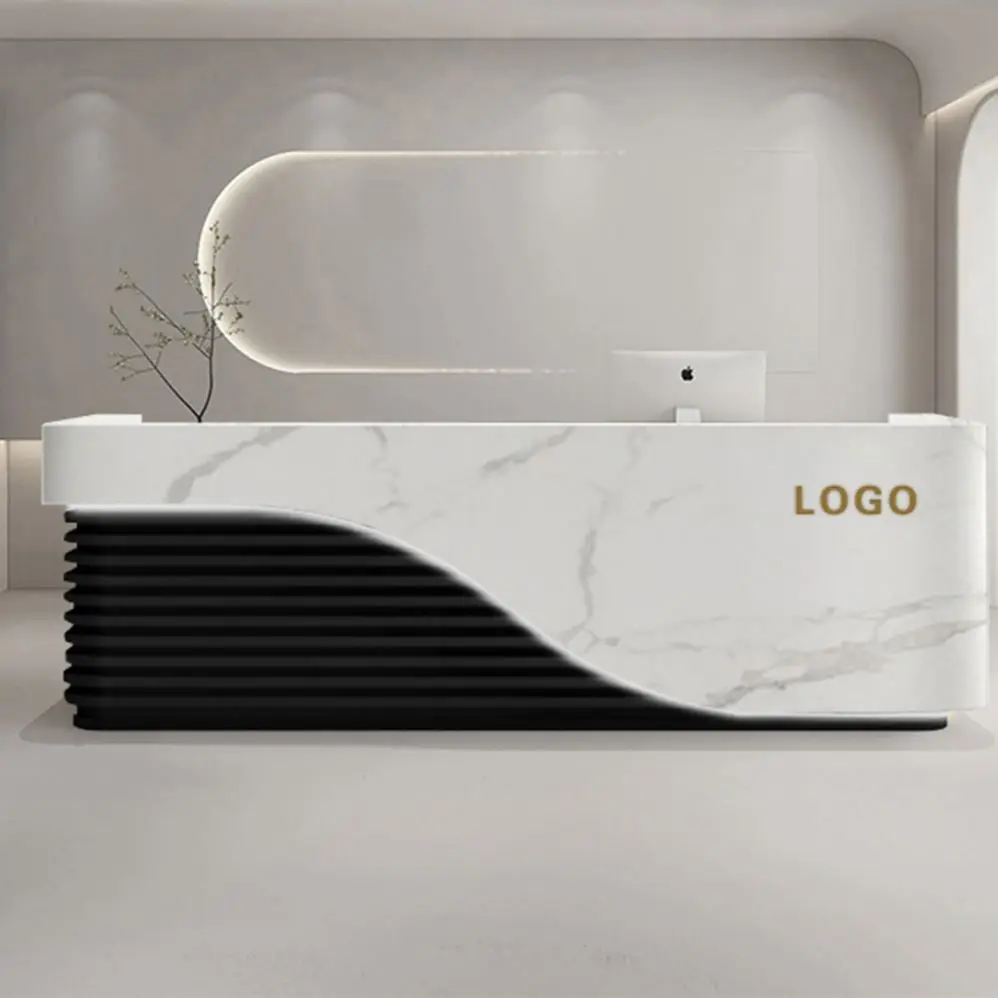 Durable Using Low Price Front Counter Sport Center Reception Desk Modern Design Reception Desk For Beauty Salon