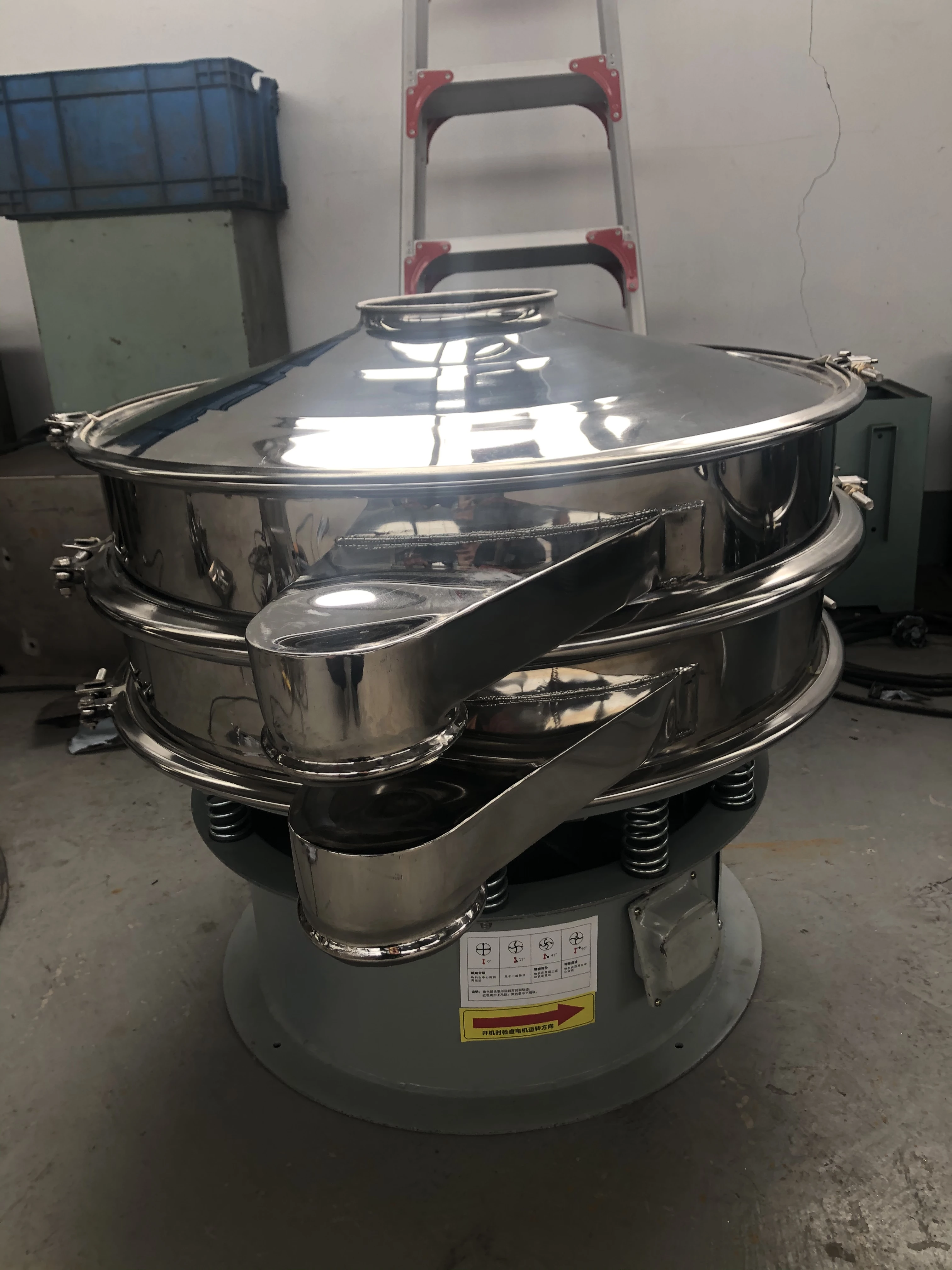 OZEO Stainless Steel High Precision Rotary Vibrating Screen Machine