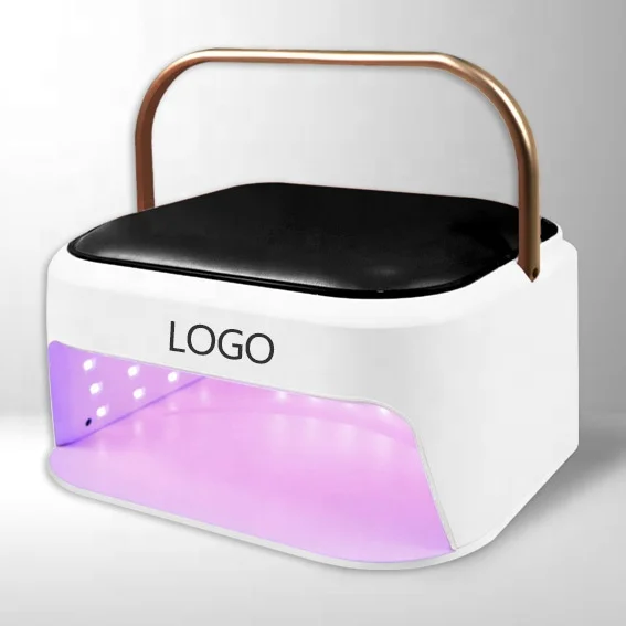 Handheld Uv Led Curing Lamp Machine 2 In 1 Portable Hand Pillow Rechargeable Cordless Nail Lamp Manicure Table For Nail Polish N