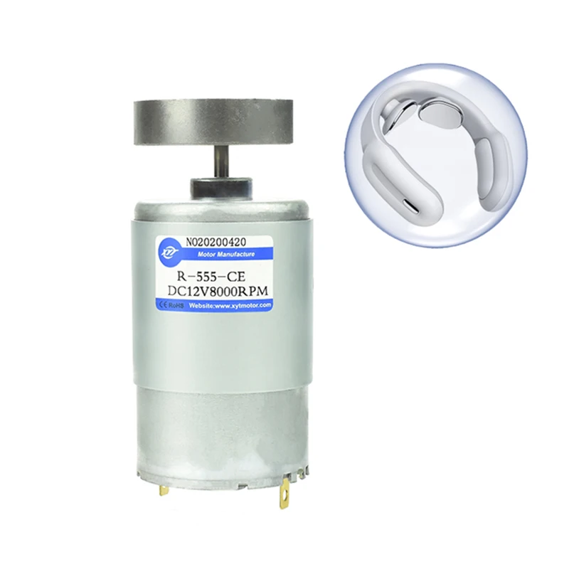 High Speed RS 555 4000rpm 8000rpm 6V 12 V 24V Vibration Motor For Fan De Deer Dc Gear
