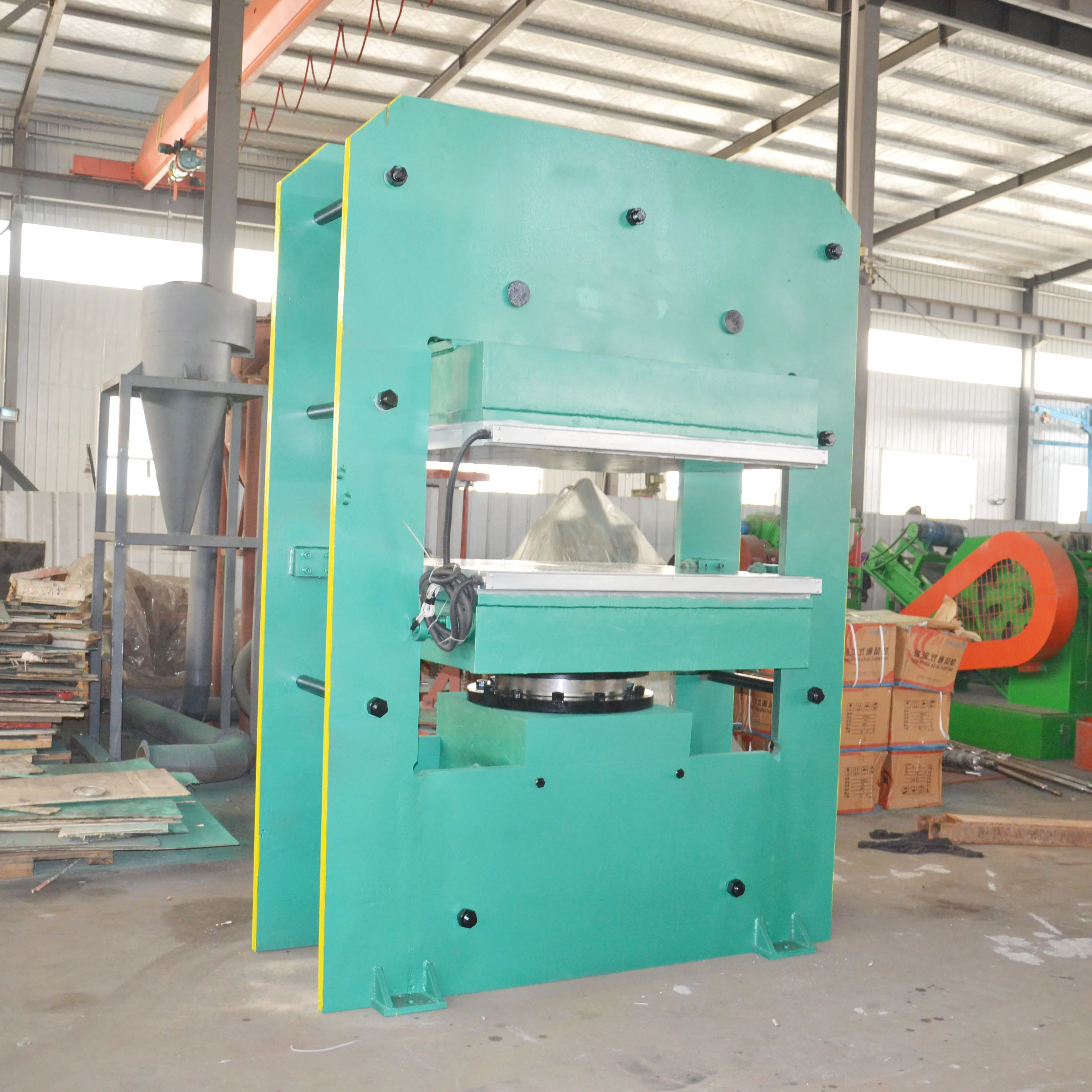 Гидравлический пресс тонн для резиновых ковров, резиновый коврик, вулканизирующий пресс