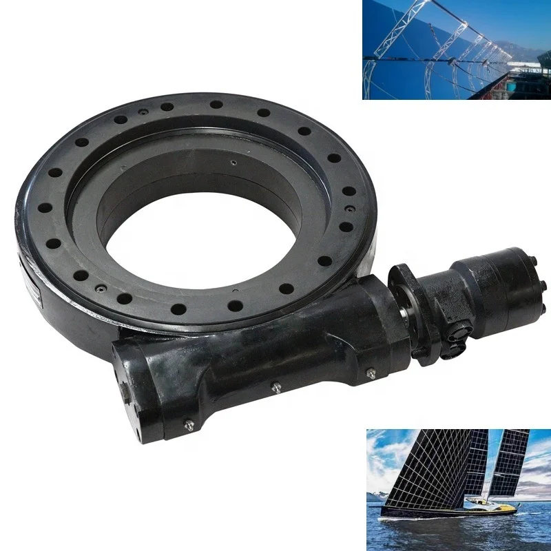 big discount inventory micro slew ring gear drive for solar tracker and tracking system
