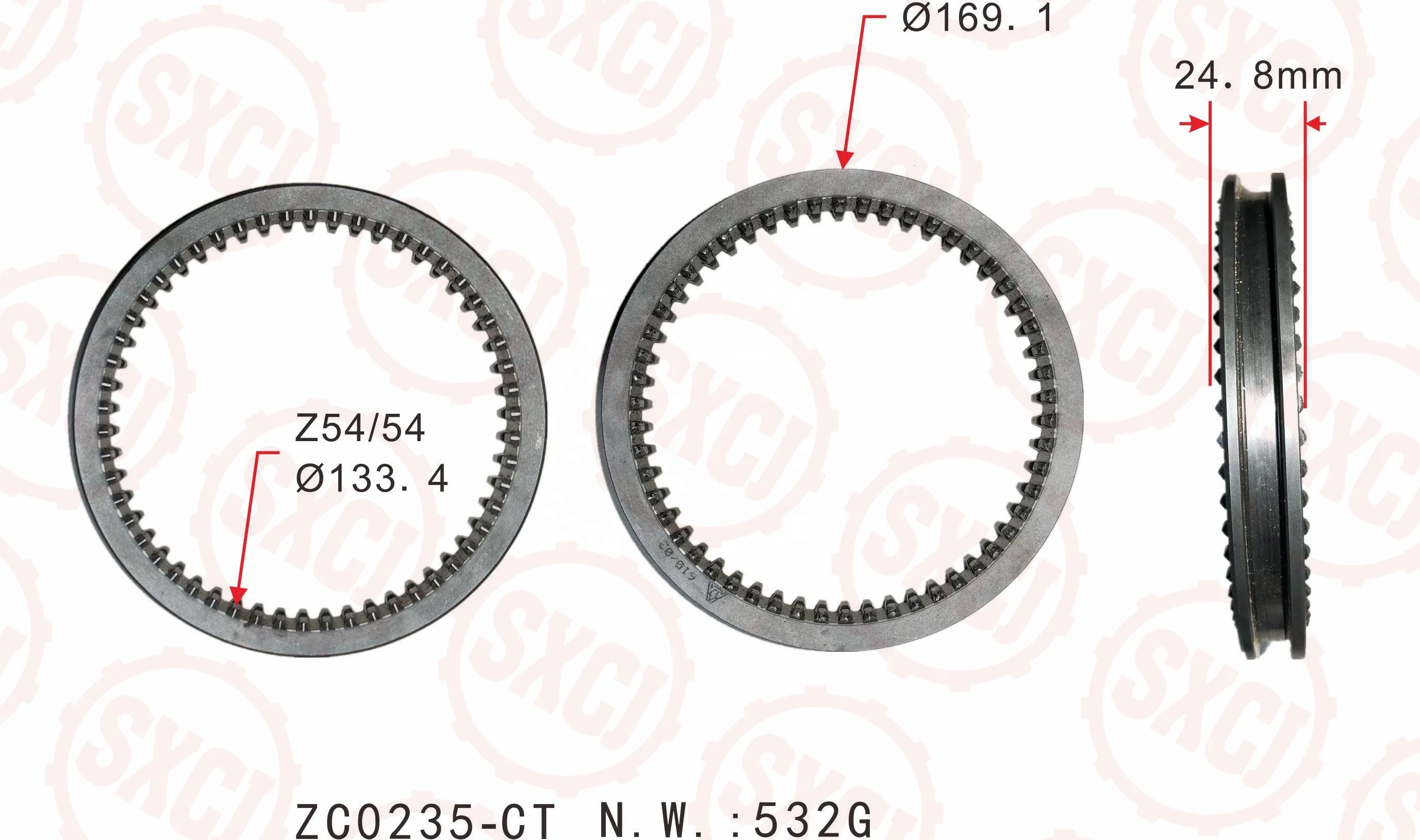 gear box spare parts synchronizer ring OEM 8880460 Ffor HINO TRUCKS GH9S