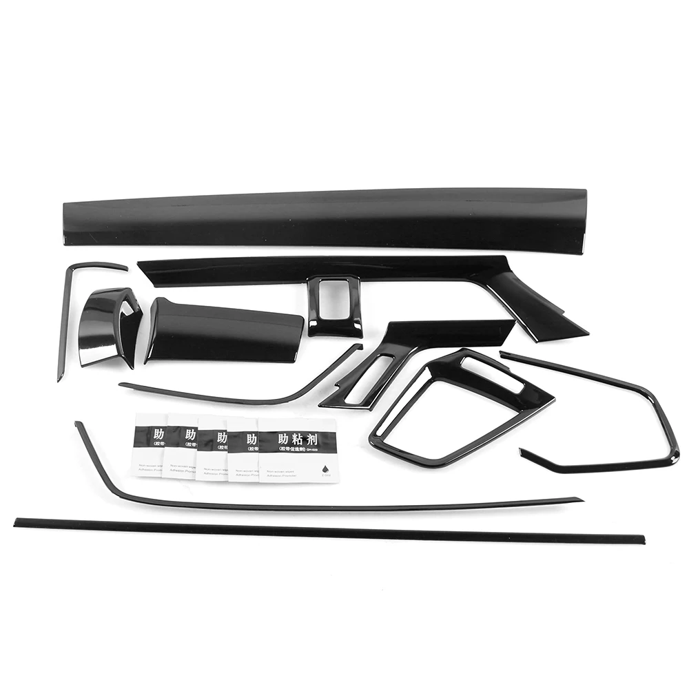 hot sale 11pcs Dashboard trim upgrade kit for Honda civic 10th