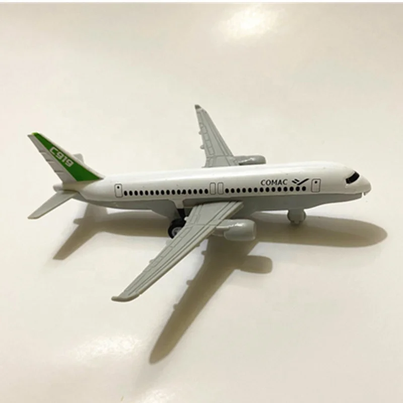 Kids Pull Back Diecast Civil Aircraft Model Toy Emulational Model Plane Toy