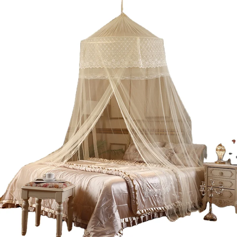 SUPER EASY INSTALLATION Bed Canopy Elegant Mosquito Net Set