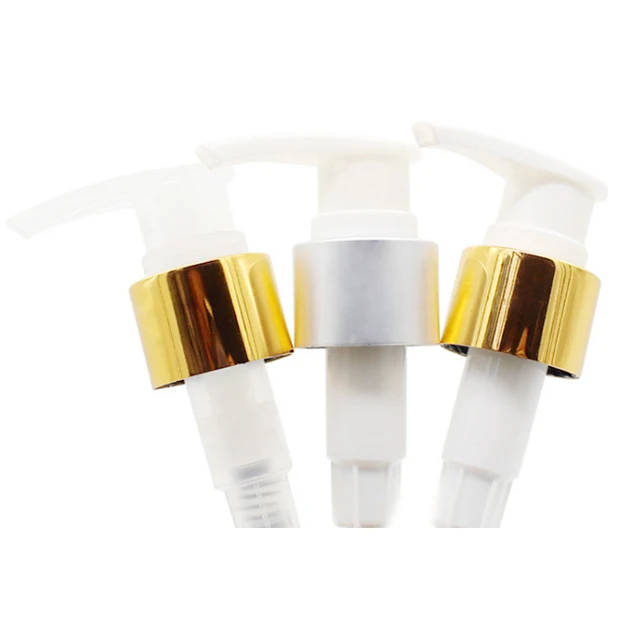 
Hengjian 30ml 50ml 100ml 120ml 150ml 200ml 250ml 500ml Aluminum Shampoo Shower Gel Container With Gold Silver Lotion Pump Bottle 