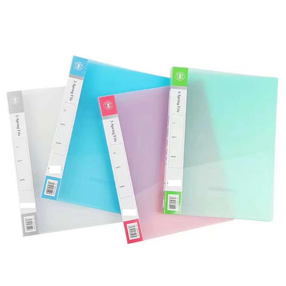 A4 plastic ring binder 2 springs   pp plastic ring binder foler