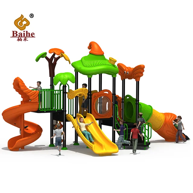 Amusement Park Attractive Children Outdoor Garden Slide Kid Playground Equipment