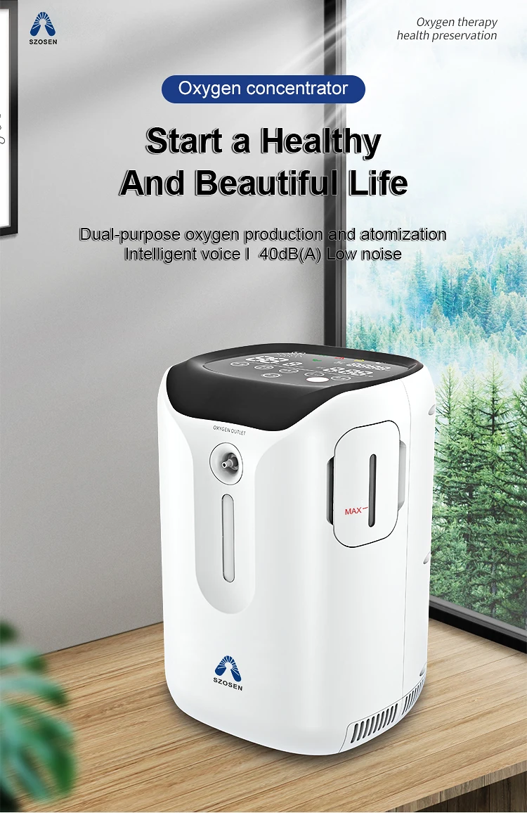 silent oxygen-concentrator portable oxygen concentrator 1 liter -7liter oxygen concentrator