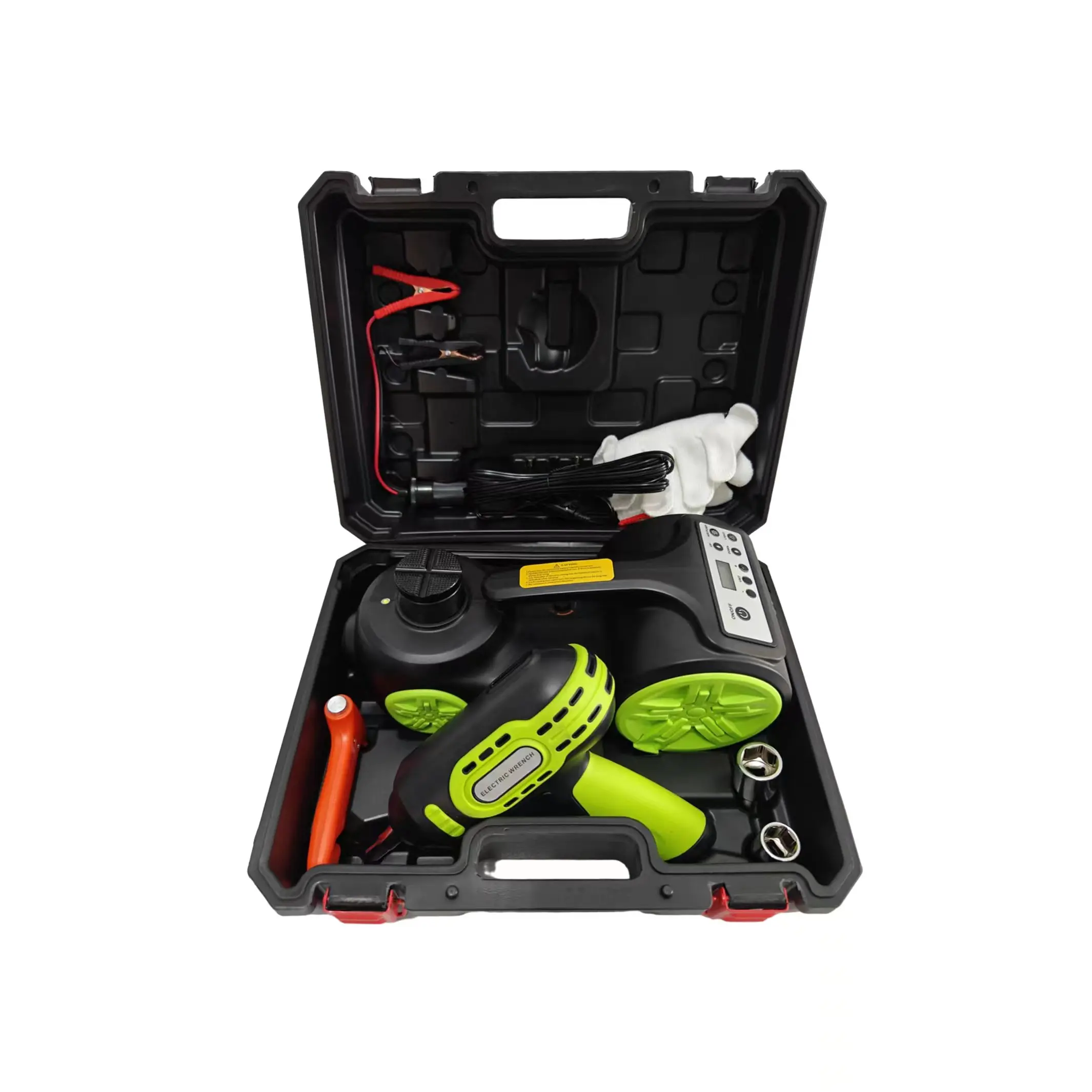 Factory Direct Sales 12v Electric Car Jack Air Compressor Electric Car Jack Set