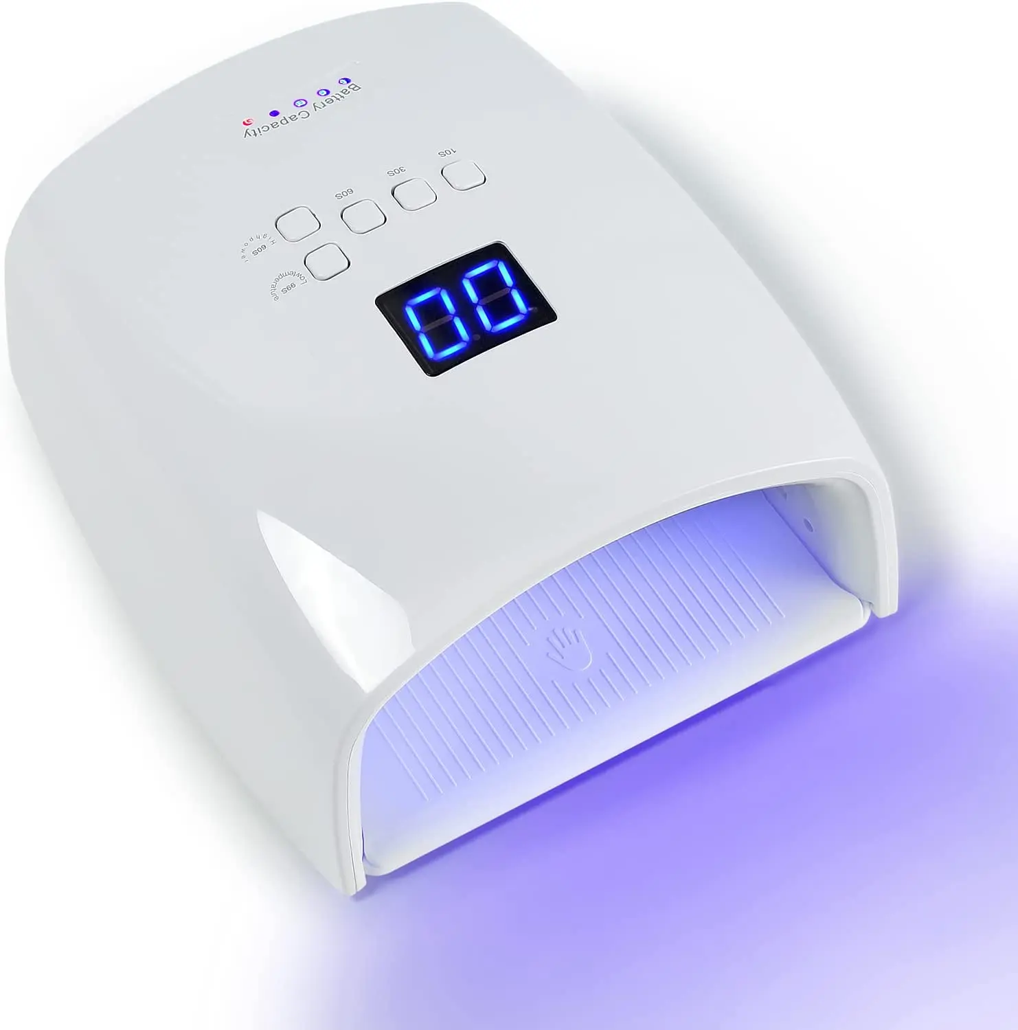 Battery rechargeable UV LED Nail Lamp UV Light Gel Nails Rechargeable 66W Gel Lamp with 4 Timers & Auto Sensor