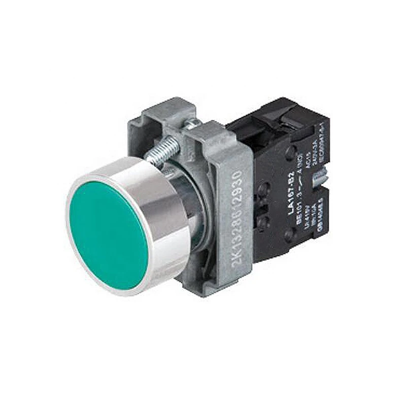 Xiaoban Flat Pushbutton Push Button Switch LA167-B2-BA31 1NO 1NC 1NO1NC White Black Green Red Yellow Blue