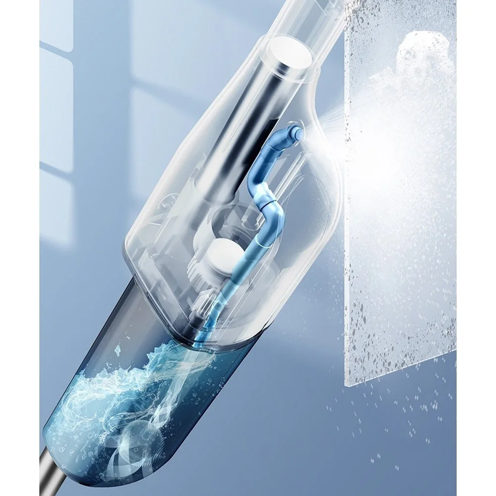 Multifunctional Windows Wiper With Spray 360 Degree Cleaning Window Cleaner Glass Cleaning Wiper Mop Brush For Double-sided Wipe