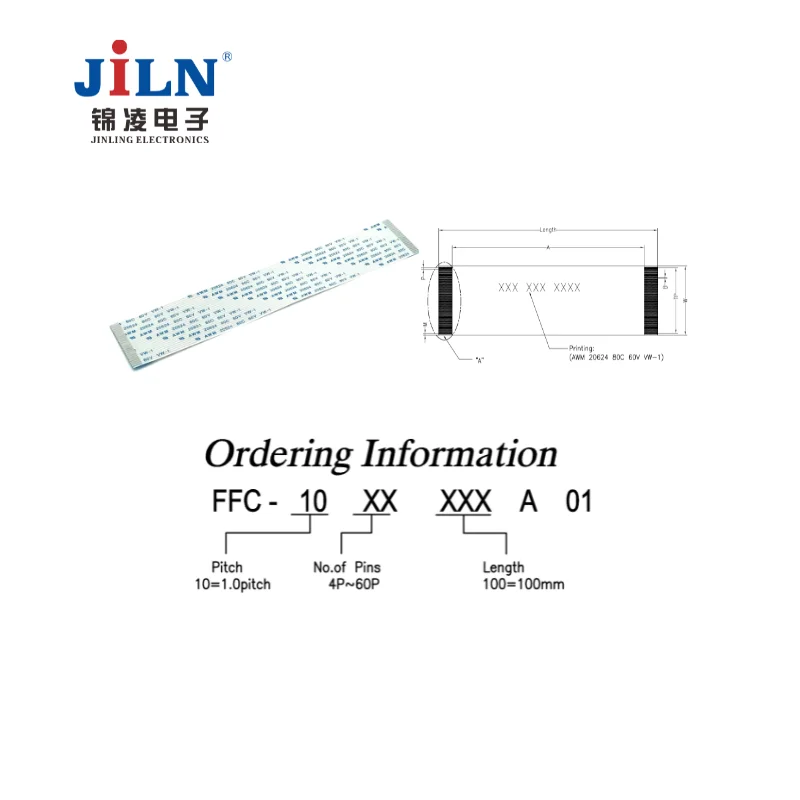 FFC плоский кабель, поставщик проводов, индивидуальный плоский ленточный кабель в сборе, жгут проводов для электронного оборудования