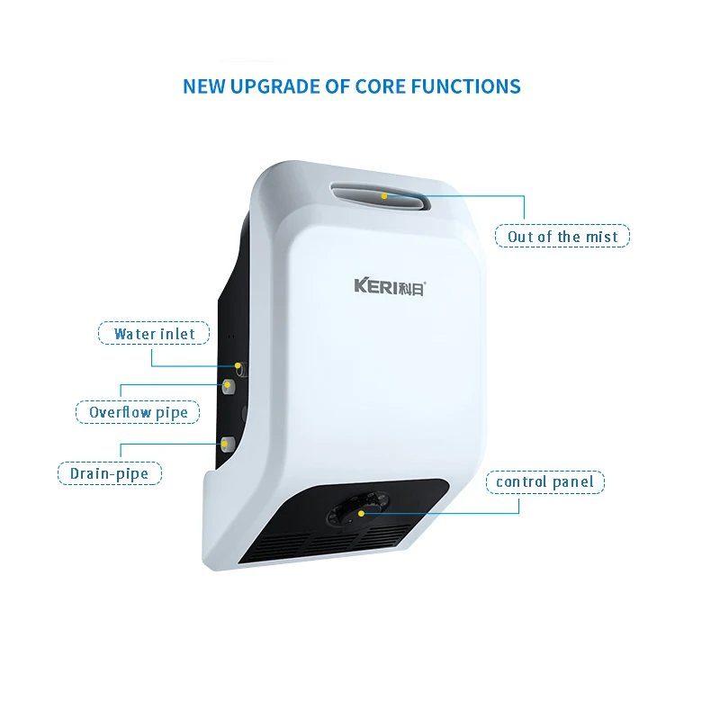 Keri Manufactured  Wall-Mounted School Hospital Disinfection Machine Guitar Room Wine Cellar  Office Commercial Humidifier