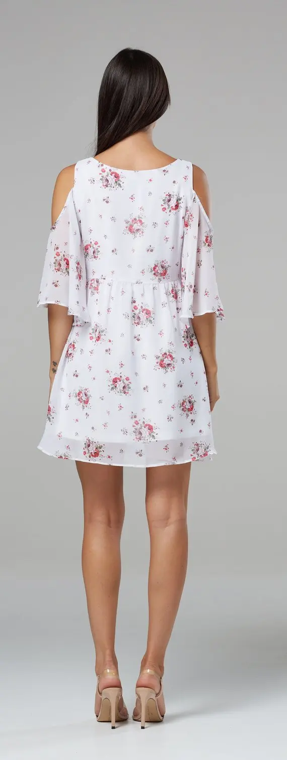 
F10065A Summer fashion princess style short sleeve maternity dress for pregnant women 