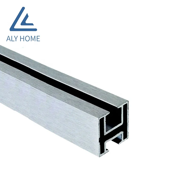 Customized european square Aluminum Alloy curtain track