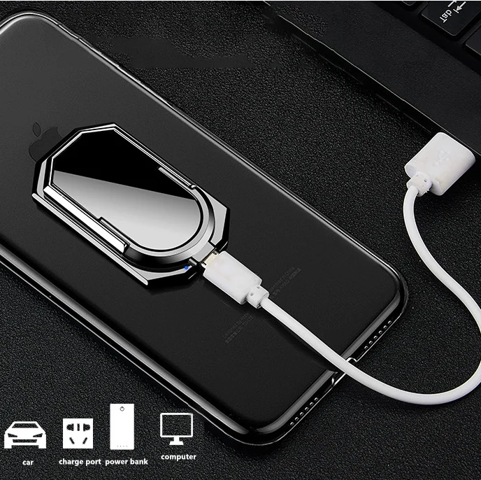 DEBANG electric lighter cigarette Coil Lighter USB rechargeable with Mobile phone holder