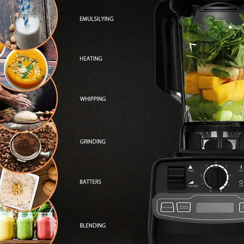 2000w blender electric mixer 2L kitchen blenders heavy duty blender