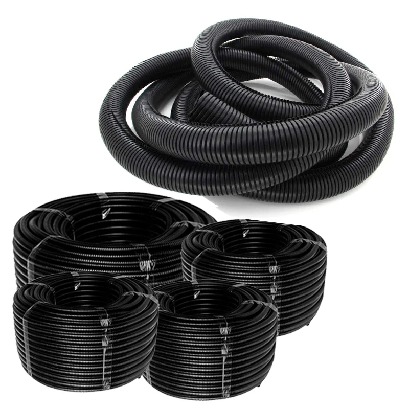 FYX-PK-28.5B Factory price manufacturer supplier pa flexible conduit bellows perforate electric pipe pp corrugated AD28.5mm